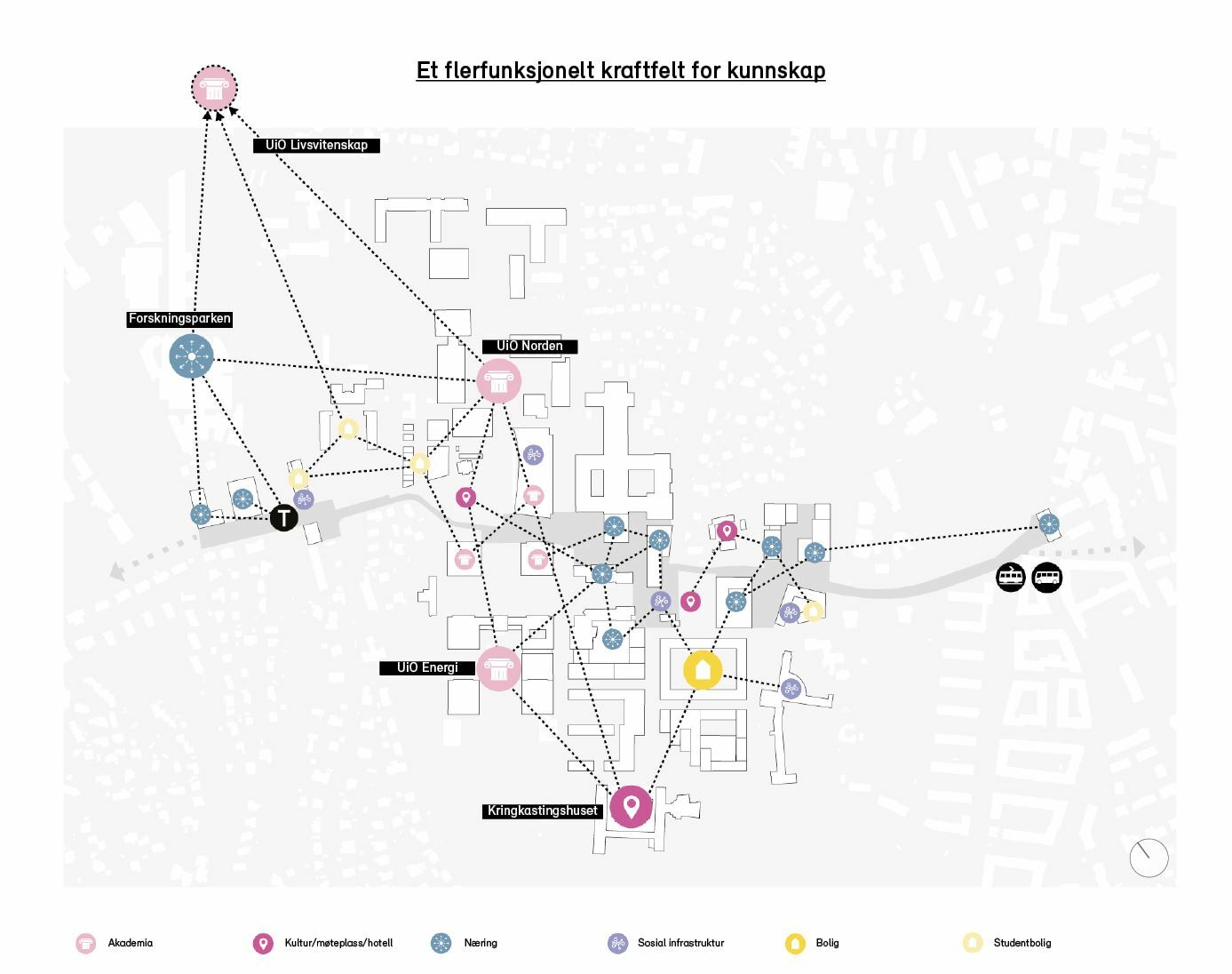 A multifunctional force field for knowledge